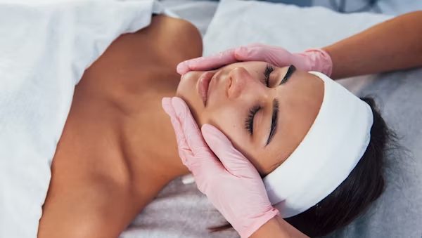 Facial treatment at Lizway Beauty Spa