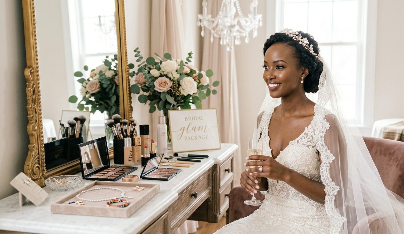 Bridal glam and makeup portfolio Lizway