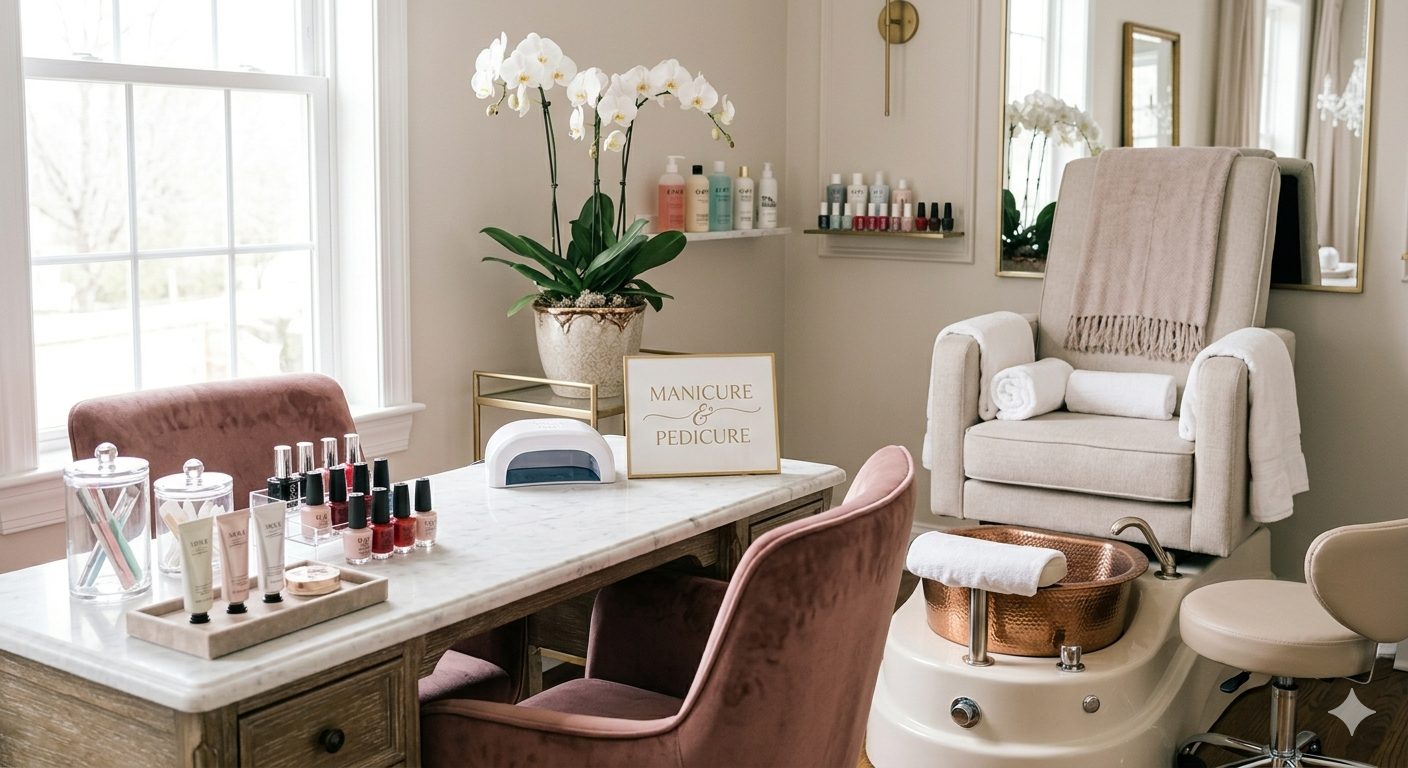 Nail art and lash looks at Lizway