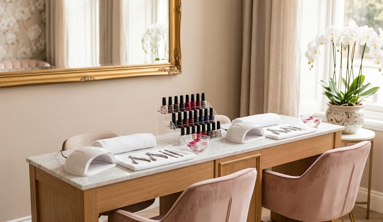Full-Service Nail Station at Lizway Beauty