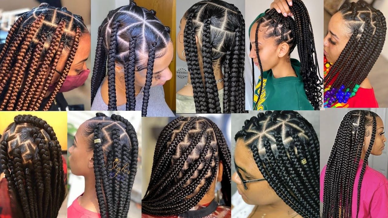 Hair braiding styles at Lizway Beauty Spa